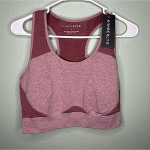 NWT Kimberly pink Size L Workout set